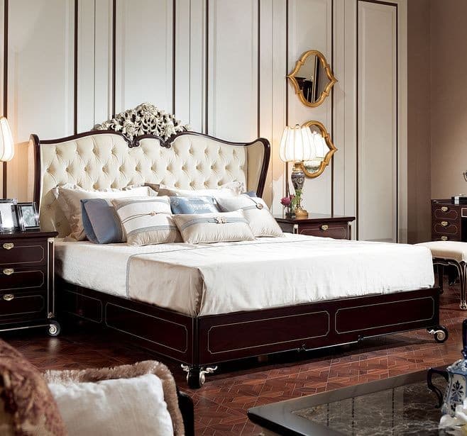 Nawab Chinioti Carved Bed Set — Bedroom Sets